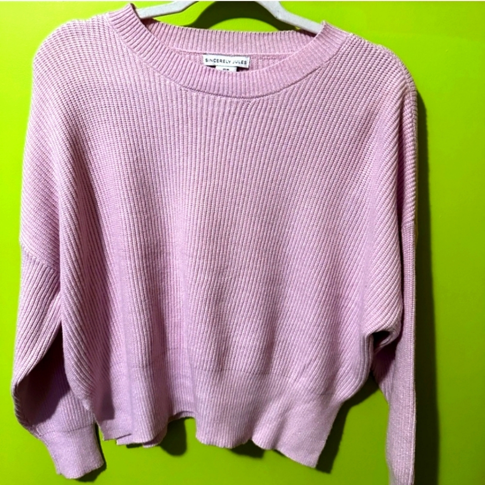 Sincerly Jules Women's Pink Sweater